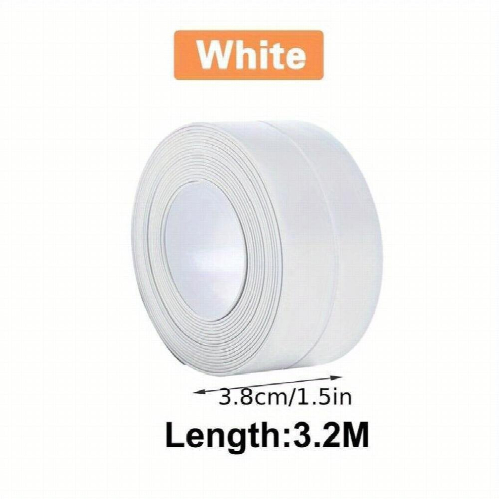 1 Roll Marble Bath & Toilet Caulk Tape Sealant Strip Self Adhesive Tub And Wall Sealing Tape Caulk Sealer Caulk Strip Sealant Tape Caulking Sealing Ta 885681187031