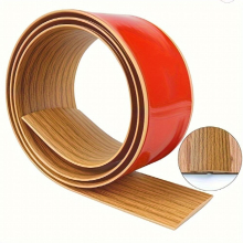 1pc 100 Laminate Floor Separator Used To Connect Floor Gaps And Carpet Thresholds Strips Brown Wood Grain