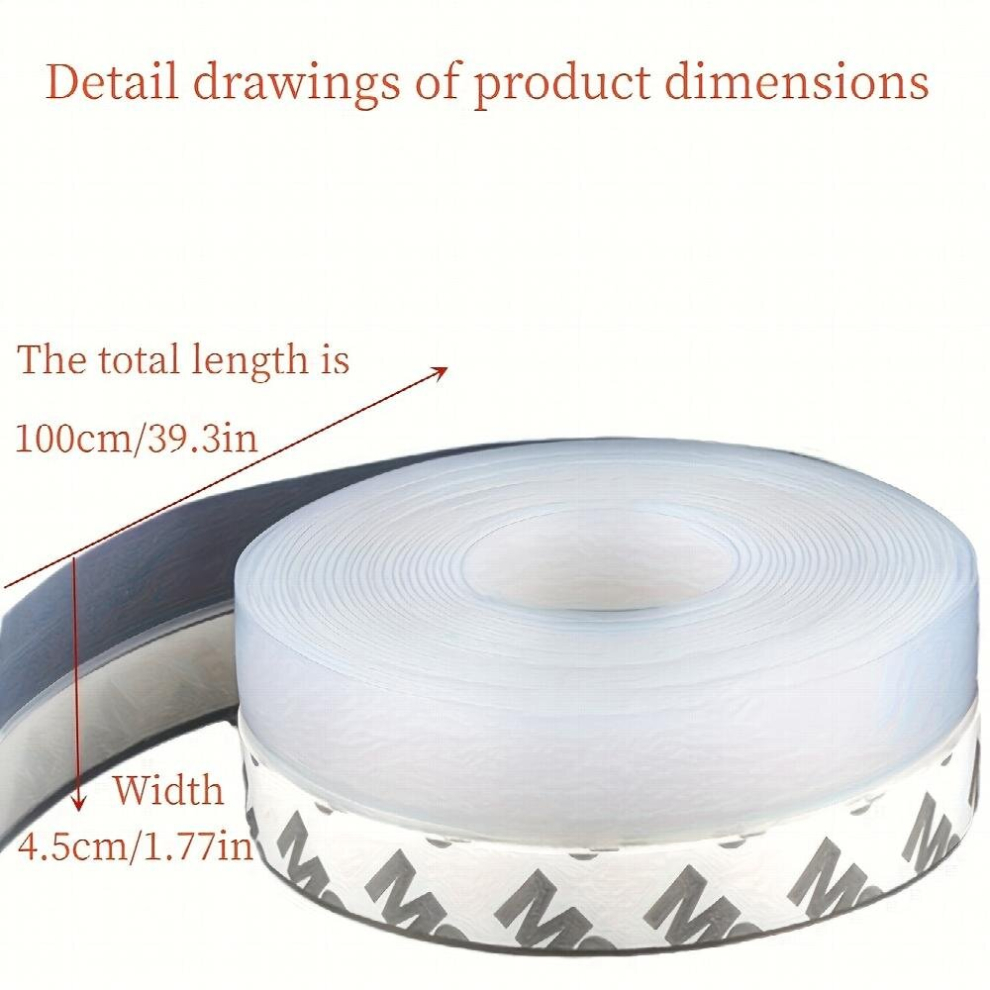 1Pc Door And Window Sealing Strip Glass Door Gap Window Sealing Adhesive Strip Door Bottom Door Frame Self Adhesive Door Seam Sealing Strip Door Seam 885681188779