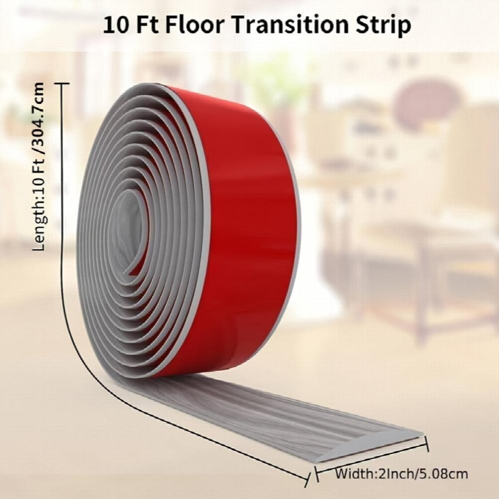 1Pc 3 05Meter Floor Transition Strip Floor Cover Strips Self Adhesive Flooring Transitions Laminate 5 08Cmwide Vinyl Floor Flat Divider Strip Trim For 885681188229