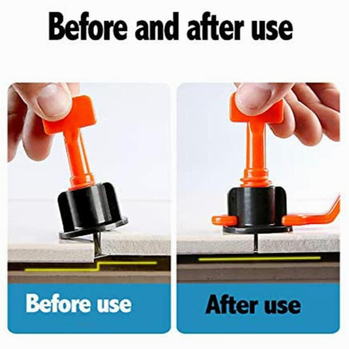 126pcs Sleveling Wedges Floor Tile Spacers Wall Tile Spacers Tile Leveling Systems Level Locator Spacers 1