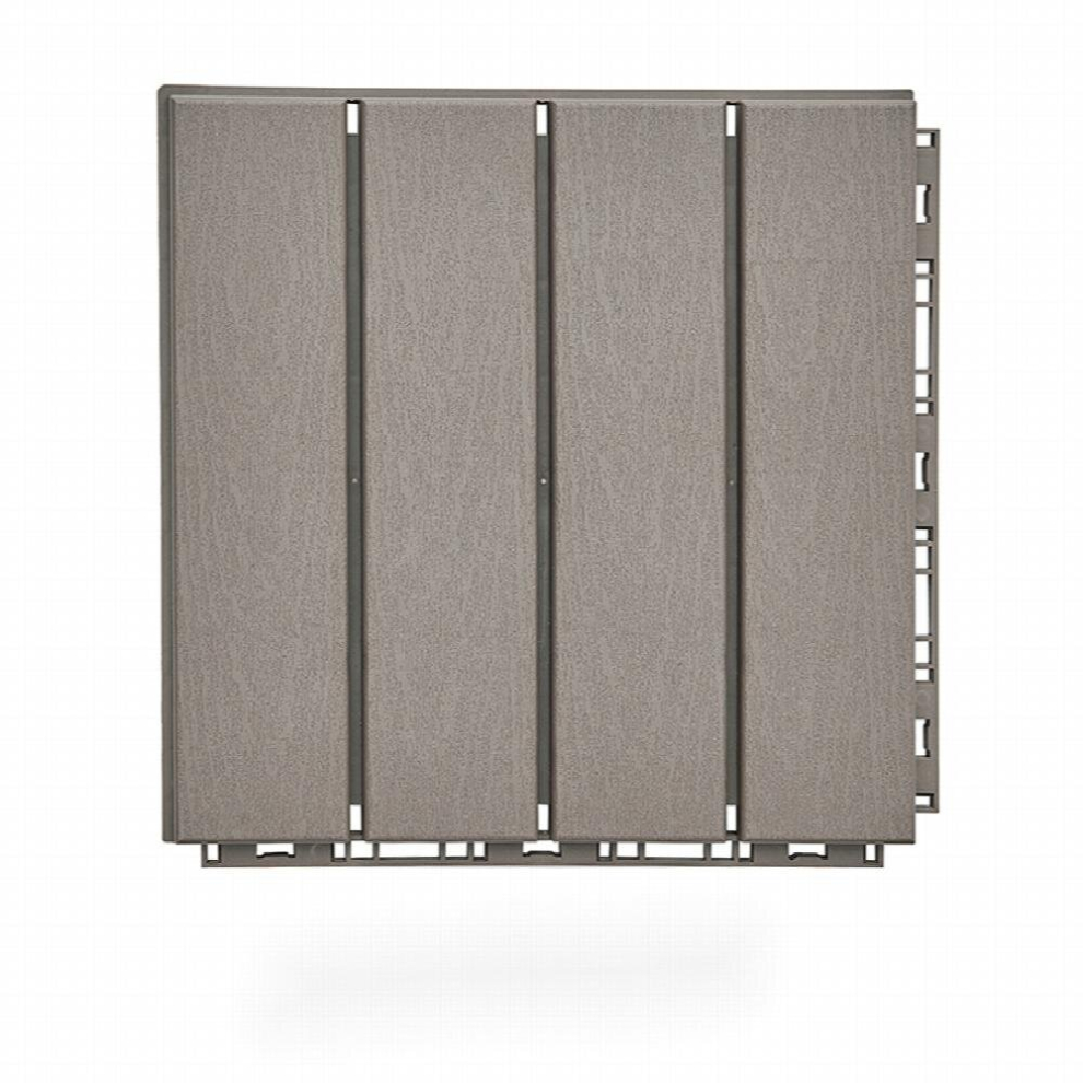8Pcs Outdoor Floor Plastic Self Splicing Balcony Terrace Courtyard Playground Self Laying Anti Corrosion Sunscreen Plastic Wood Floor One Square 885681189127