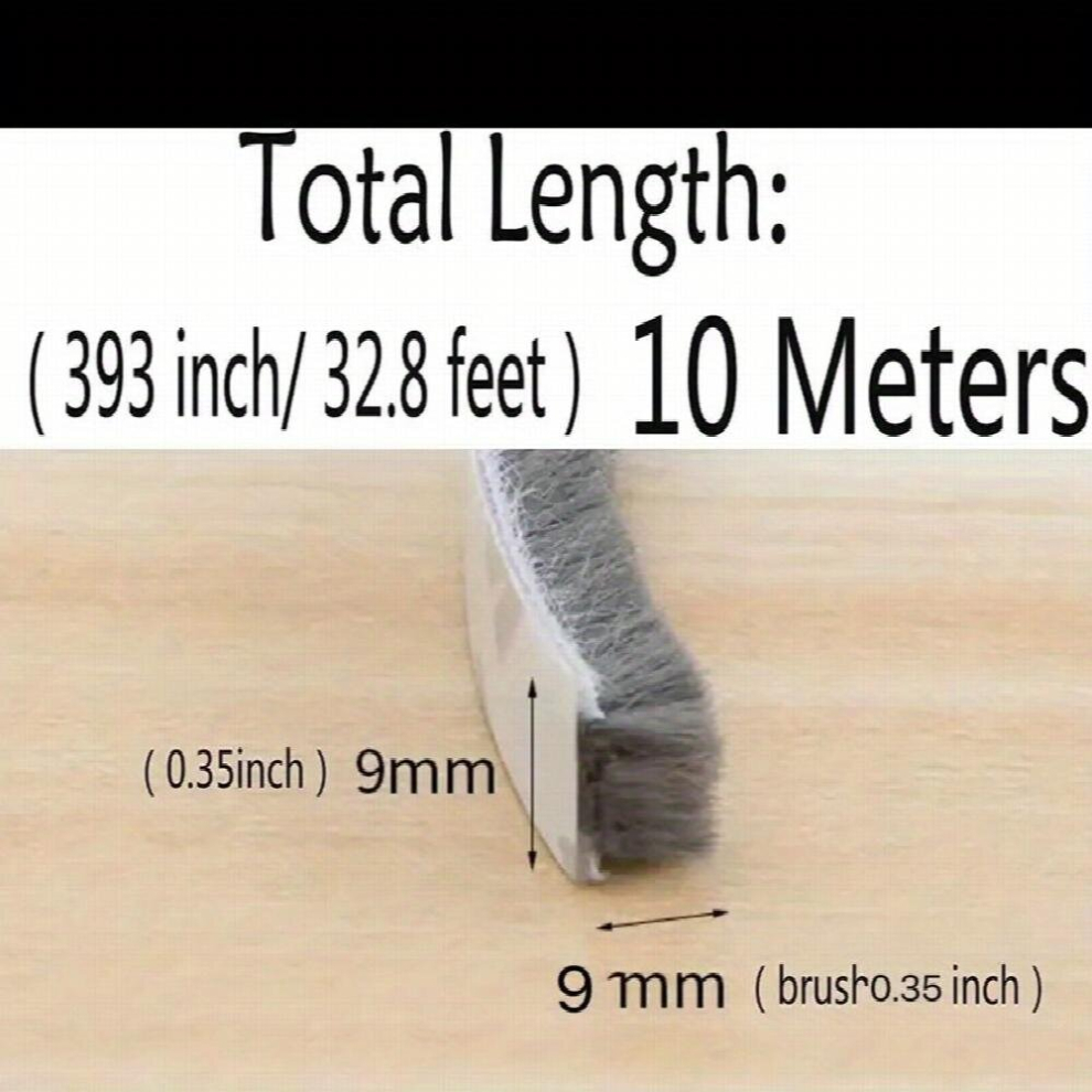 1Pc 32 8 Ft 10M Self Adhesive Seal Strip Weatherstrip For Windows And Doors House Soundproofing Windproof Dustproof Stronger Stickiness 885681189028
