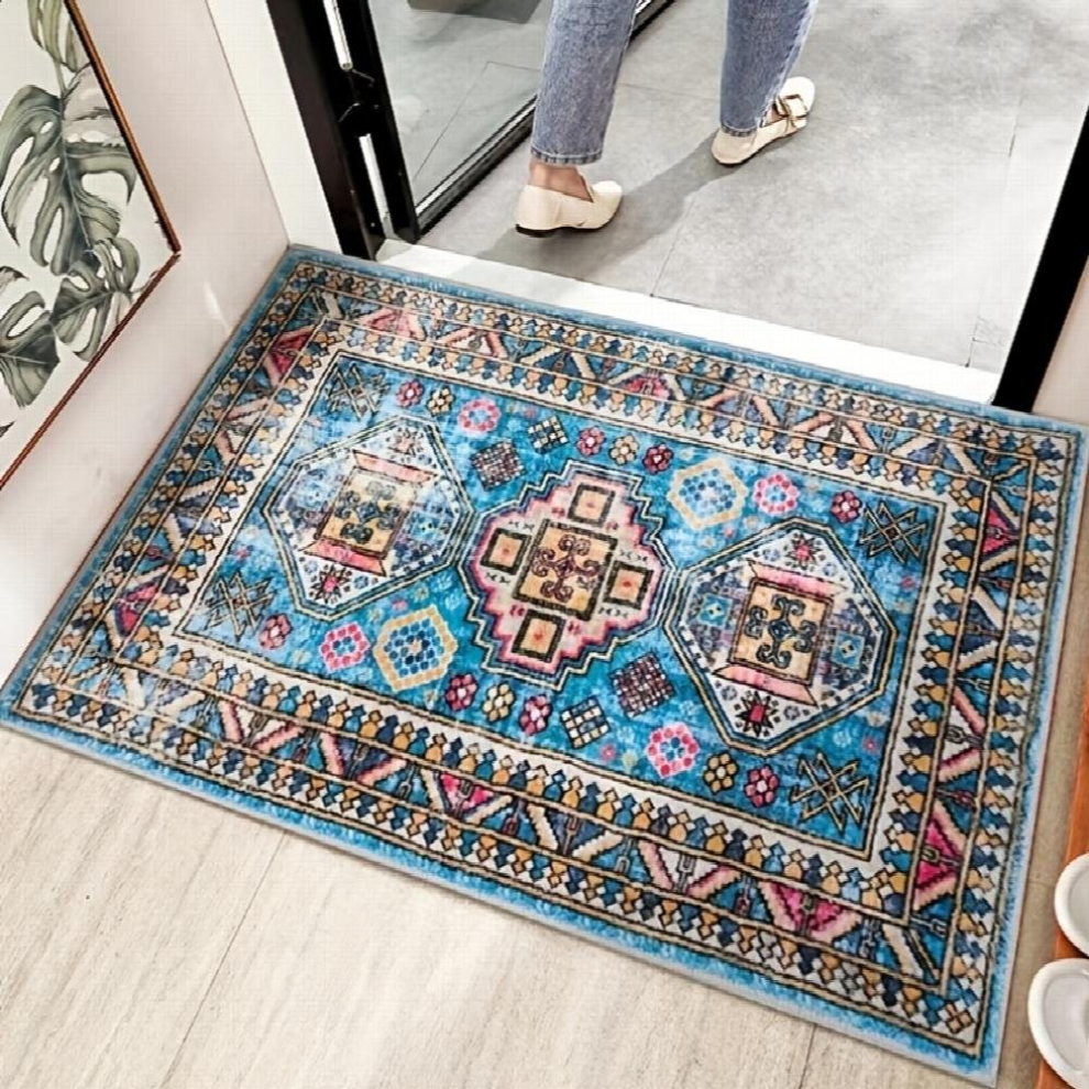 1pc Retro Persian Cashmere Living Room Carpet Sofa Coffee Table Carpet Mat Study Bedroom Blanket European Style American Entrance Hall Rug Room Decor-image-OPC-PD8TFFH-NEW