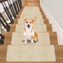15pcs Carpet Stair Treads Non Slip Indoor Carpet Hriiiiya 44 X 18 Stair Runners For Wood Steps Indoor Stair Treads Non Slip Resistant Rug Slip Resista