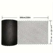 1pc Gutter Guard Mesh 6 1 Meter Leaf Guard Protects From Branches Leaves Debris Easy Cut With Scissors To Custom Lengths Easy Install Does Not Rust