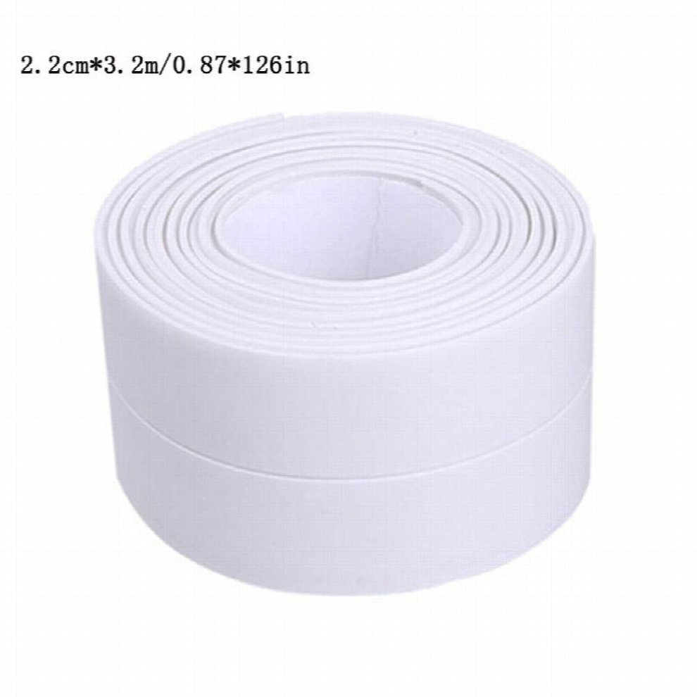 1 2 3Pcs Caulk Tape Sealant Strip Flexible Self Adhesive Tape Waterproof Sealing Tape Sealant Strip For Bath Kitchen Wall Toilet Corner Edge 885681188502