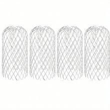 4pcs Expandable Aluminum Roof Drain Protection Device Prevents Blockage By Leaves And Debris Easy To Install And Maintain