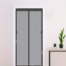 1pc Magnetic Screen Door Self Sealing Closure With Hooks To Keep Open Easy Install And Heavy Duty Magnetic Door Screen Mesh For Convenient Entry With