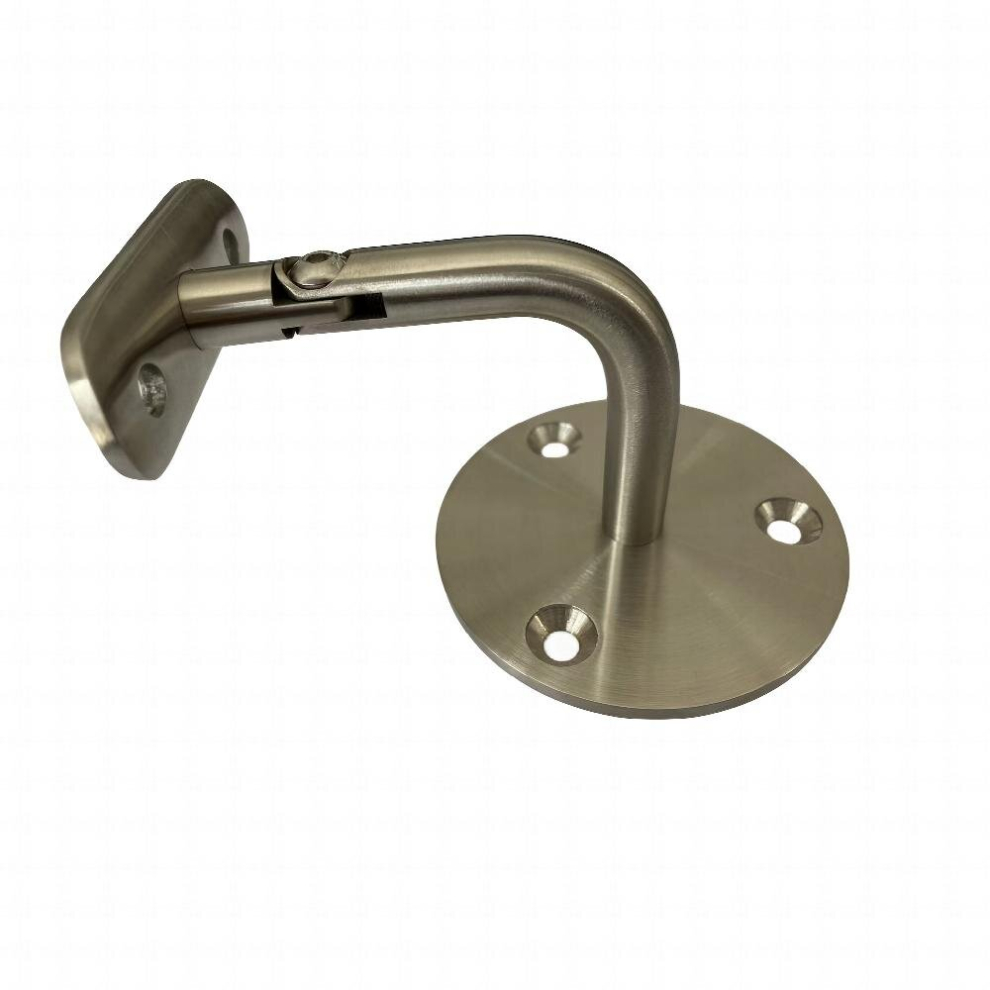 4Pcs 304 Stainless Steel Staircase Handrail Brackets Adjustable 180 Handrail Brackets 885681192233