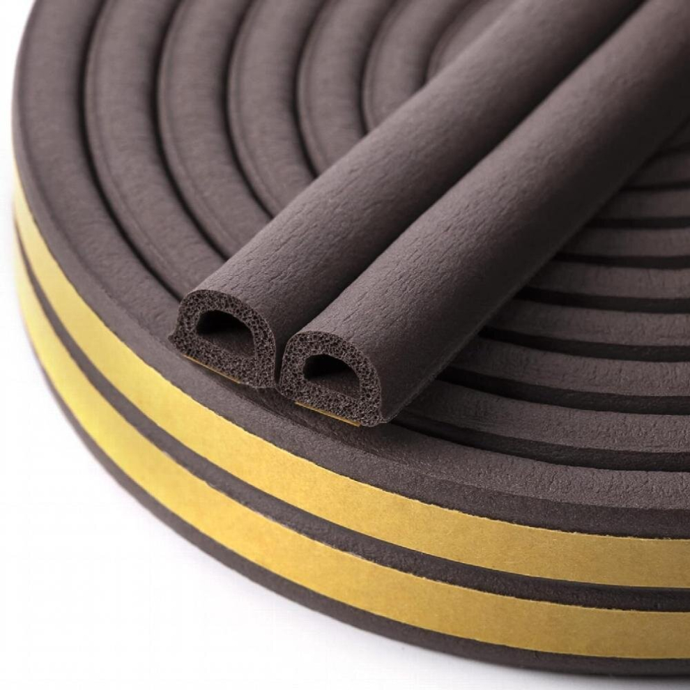 1 Roll Indoor Weather Stripping Self Adhesive Foam Window Seal Strip For Door And Window Soundproofing Weatherstrip Gap Blocker 885681192295