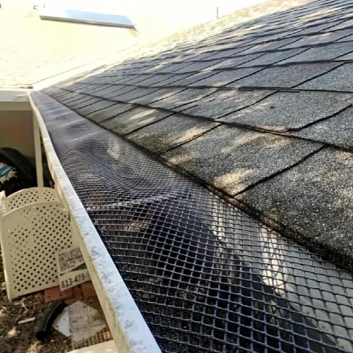 1pc Gutter Guard Mesh 6 1 Meter Leaf Guard Protects From Branches Leaves Debris Easy Cut With Scissors To Custom Lengths Easy Install Does Not Rust 2