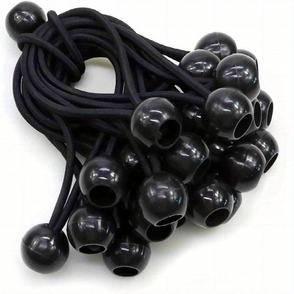 18Pcs 17 Rubber Ball Bungee Cord Heavy Duty Canopy Tarp Tie Down Bungy Balls For Camping Shelter Cargo And Tent Pole Uv Resistant 885681193414
