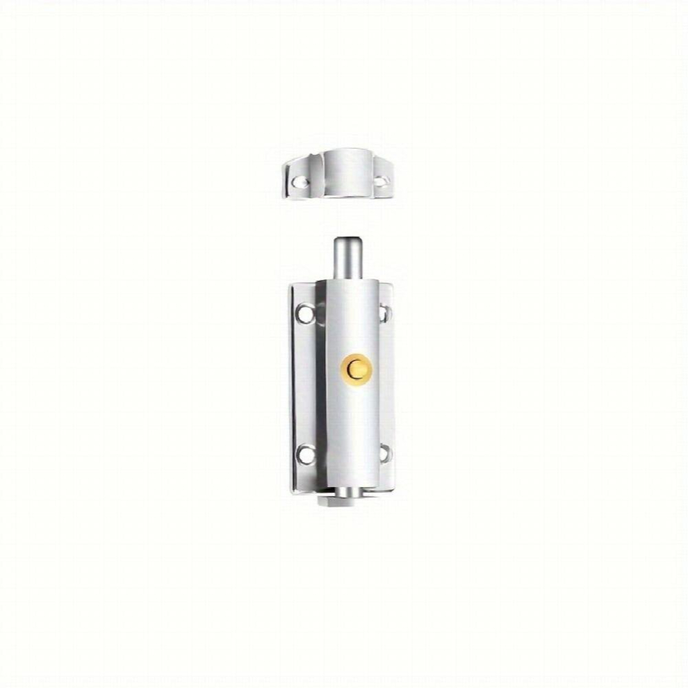1Pc Portable Deadbolt Sliding Lock Spring Latch Interior Door Sliding Lock Sliding Bolt Door Stopper For Kitchen Bathroom Shed 885681193636