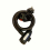 1pc Garage Lock Anti theft Wire Chain Lock Chain Lock 1