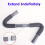 2pcs Universal Retractable Plastic Extended Thickened Hose Anti odor Drain Pipe 2
