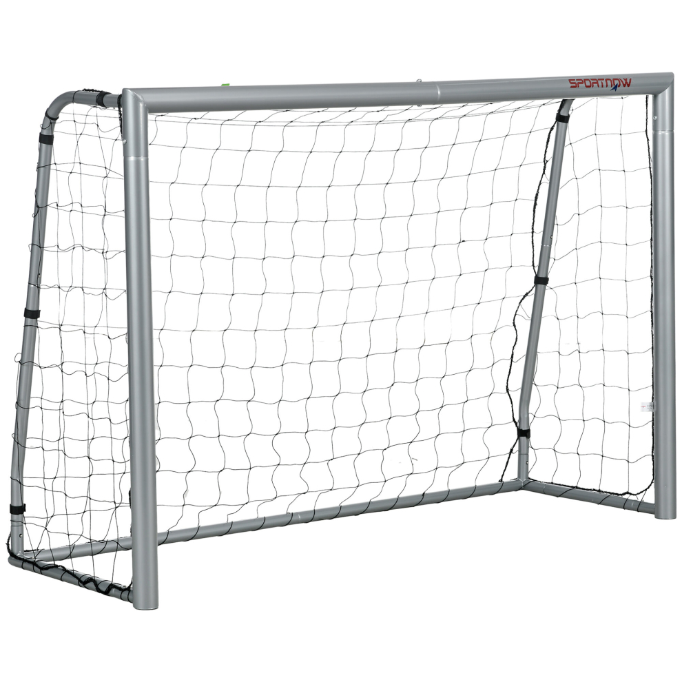 Sportnow 8Ft X 5Ft Football Goal With Easy Assembly, Weather-Resistant Net & Ground Stakes A62-038V01gy