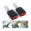 2X auton Universal turvavyön pidennys Auto turvavyön solki Clip 1