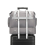 (Grey) Waterproof Multi-Pocket Travel Duffel Bag Set With Dedicated Shoe Compartment 8