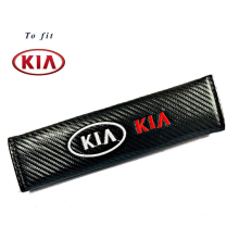 2PCS Compatible with Kia Car SeatBelt Pad Cover Shoulder Safety Strap Carbon Fibre