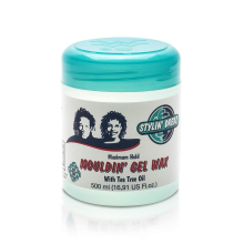 Stylin Dredz Mouldin' Gel Wax met Tea Tree Oil - Twist n Lock - Maximale houdbaarheid (500 ml Single)