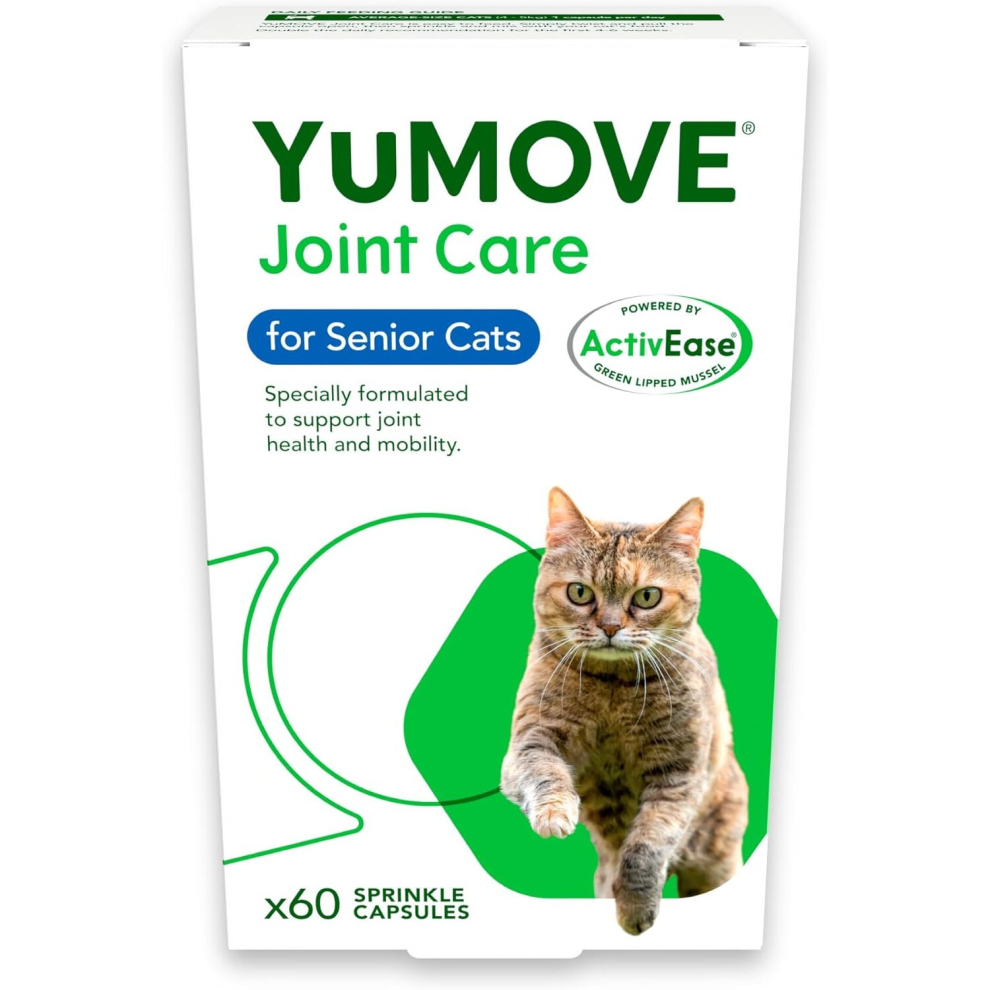 YuMOVE Senior Cat Joint Supplement Older Stiff SENIOR CATS Breed 60Cap