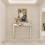 108cm Mirrored Console Hallway Entrance Table Accent Side Sofa Table 4