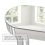 108cm Mirrored Console Hallway Entrance Table Accent Side Sofa Table 8