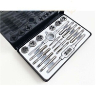Tap Die Set BSF Whitworth Tungsten Alloy Steel Metal Case 3/16" - 1/2" 20piece