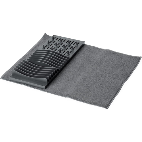 2 in 1 Drying Mat Rack, Dish Drying Mat Kitchen Washing Up Casa & Casa
