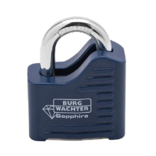 Burg Wachter Sapphire Laminated Steel Padlock 50mm 111 50 SB