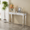 120cm Long Mirrored Entryway Table with Crushed Diamond  Vanity Table 1