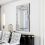 Rectangle Decorative Wall Mirror Crush Diamond Mirror for Living Room 2