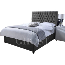 (4ft Small Double (120 x 190 cm), Steel) ORTHOPAEDIC DIVAN BED SET WITH MATTRESS &HEADBOARD
