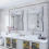Rectangle Decorative Wall Mirror Crush Diamond Mirror for Living Room 3