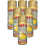 Rapide 6x200ml METALLIC Glittring Gold Christmas Paint tree decorations spray 2