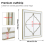 Gold Frame Wall Mirror Living Room Decor Square Mirror 60x60cm 3