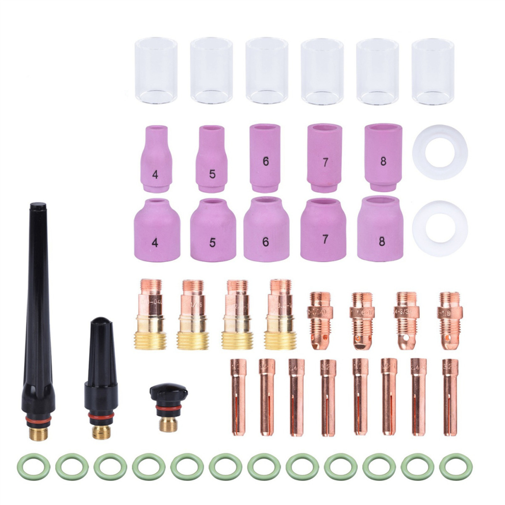 49Pcs Tig Welding Torch Stubby Gas Lens 4762472972006