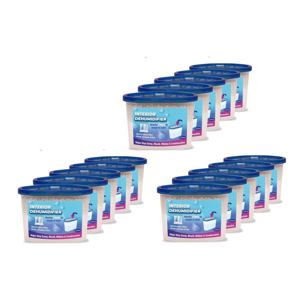 (15 x 500ml ) Dehumidifier Home Moisture Damp Mold Remover