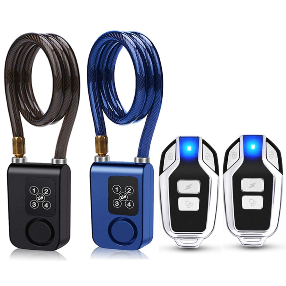 Bike Lock Anti-Theft Security Wireless Remote Control Alarm Lock