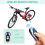 Bike Lock Anti-Theft Security Wireless Remote Control Alarm Lock 4