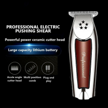 New Detailer pro Barber Hair-Trimmer # 8081 Adjustable T-Wide Blade Rechargeab