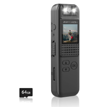 Body Camera, Police Body Cam Video HD 1080P, Rotate Wearable Clip