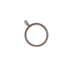 (Galvanised (10x Curtain Rings), Antique Brass Metal) Lister Cartwright 19 mm Curtain Rings Premium Quality Rings Metal with Inserts