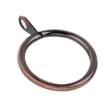 (Galvanised (10x Curtain Rings), Antique Copper Metal) Lister Cartwright 19 mm Curtain Rings Premium Quality Rings Metal with Inserts
