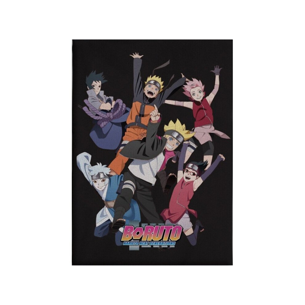 Boruto Fleece Throw Blanket 100 x 140 cm Japanese Manga Anime. Naruto