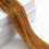 (Gold) Living Room Curtains Shiny Tassel String 200*100cm 1