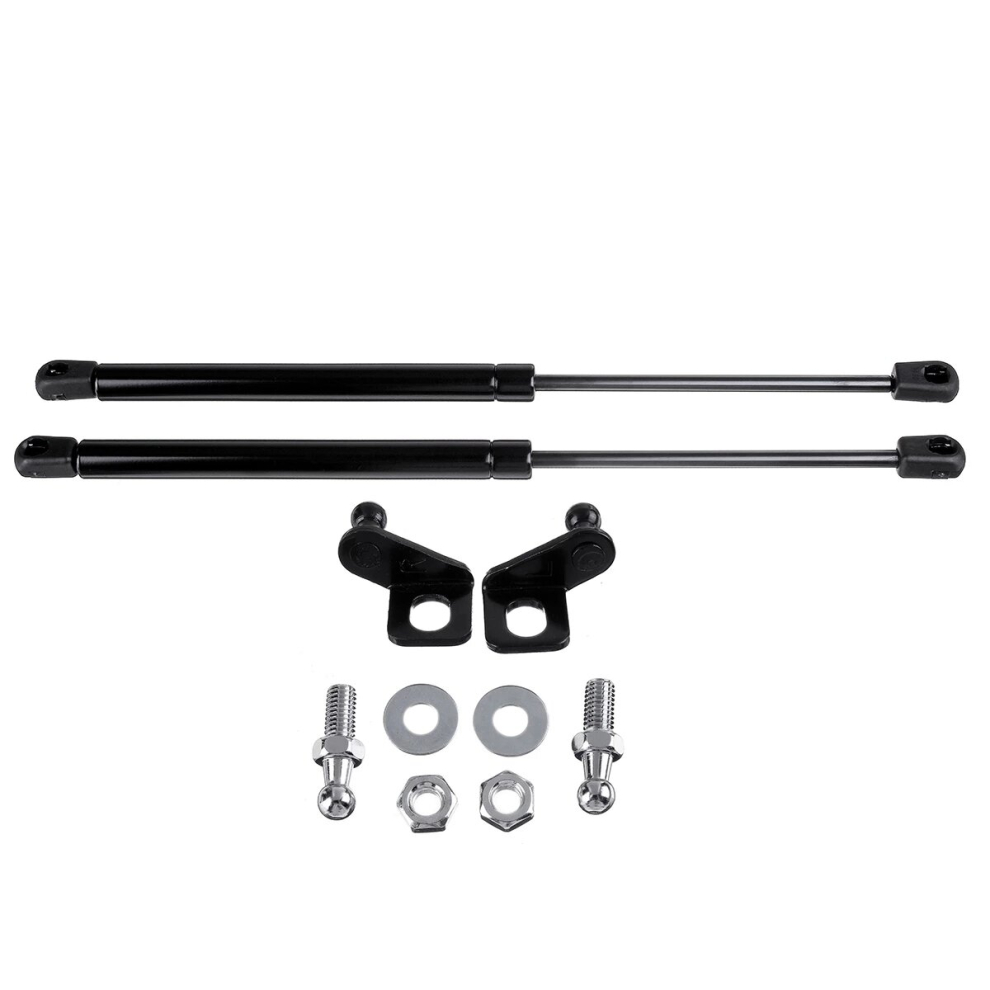 2X Front Hood Bonnet Modify Gas Springs Shock Damper Gas Strut Lift Support for J MK6 2009-2015