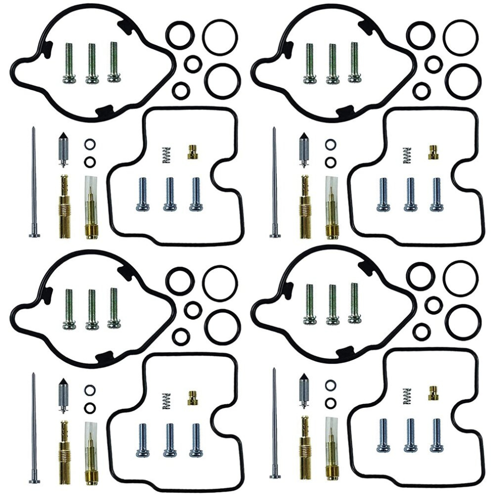 4 Pack Of Carburetor Rebuild Kit For 750,Vf750c,Vf750, 1994-2003 4852078555533