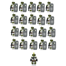 (21PCS) Science Fiction Commander Destroys Cody Soldiers Minifigures Toys Fit Lego